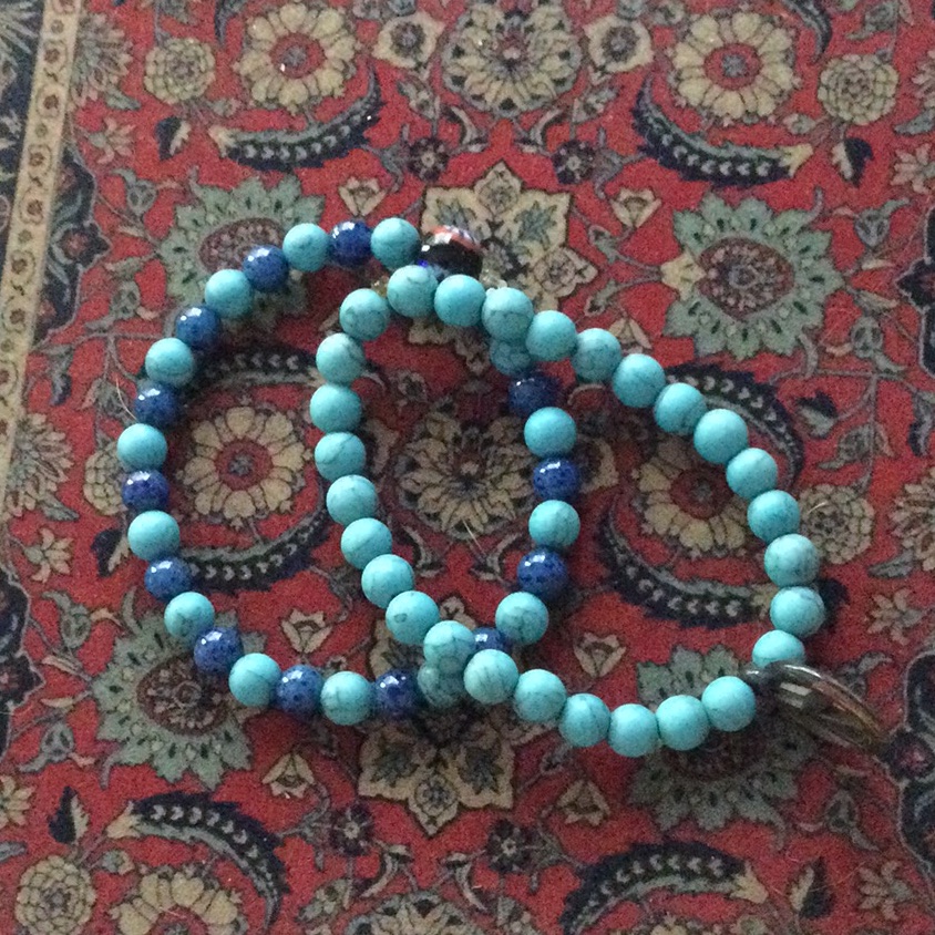 Turquoise Bead Bracelets 13$